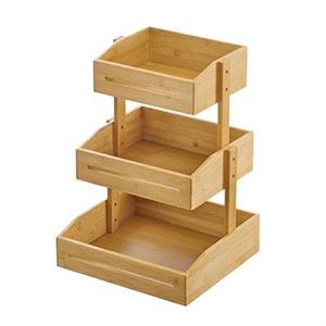 ALZATA BUFFET 2 PIANI BAMBOO CM.33X30 H.41 S0138 LEONE