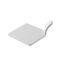 PIATTINO RIUTILIZZABILE QUADRO CM.8X8 H.4 ML1178 BIANCO MELAMINA