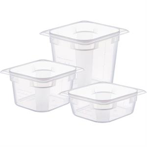 BACINELLA BASIC PP GN.1/6 SENZA COPERCHIO | H.6,5 - H.10 - H.15