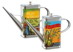 OLIERA RETTANGOLARE DECORATA INOX LT.0,5 041788 KAUFGUT