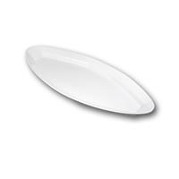 OVALE SAGOMATO CM.42X22 NAPOLI BIANCO 04001381 PORCELLANA SATURNIA