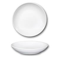 PIATTO FONDO COUS COUS CM.26 NAPOLI BIANCO 04025#001 PORC. SATURNIA