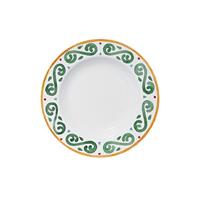 PIATTO FONDO CM.23 ISCHIA DEC.CAPRI 14003#Z76 PORCELLANA SATURNIA