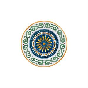 PIATTO FRUTTA CM.21 ISCHIA DEC.CAPRI 14004#Z76 PORCELLANA SATURNIA