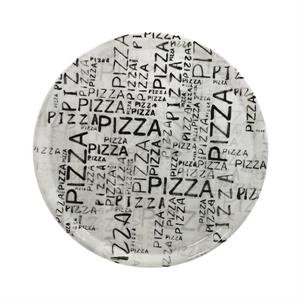 PIATTO PIZZA CM.33 WHITE & BLACK 04018#Z69 PORCELLANA SATURNIA