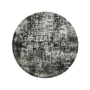 PIATTO PIZZA CM.33 BLACK & WHITE 04018#Z70 PORCELLANA SATURNIA