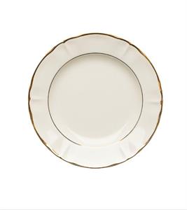 PIATTO PIANO CM.26,5 SUN 2 FILI ORO F1771  TABLE TOP