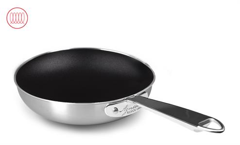 PADELLA SVASATA ALTA ANTIADERENTE 2PLY INDUZIONE| DAL CM.20 AL CM.32