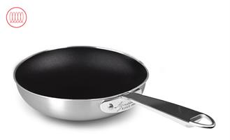 PADELLA SVASATA ALTA ANTIADERENTE 2PLY INDUZIONE| DAL CM.20 AL CM.32