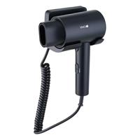 ASCIUGACAPELLI DA PARETE NERO 2000W 029104 EVA KAUFGUT