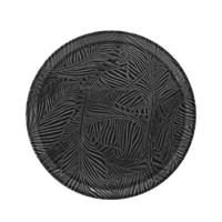 PIATTO PIZZA CM.31 NAPOLI BREATH NERO 04019#ZBRE02 PORC.SATURNIA