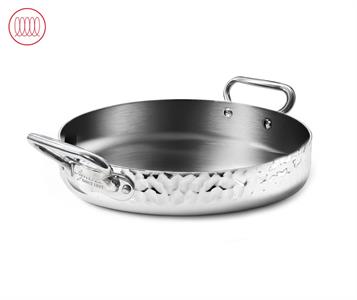 TEGAME 2 MANICI ALUM110M ALUINOX MARTELLATO 3PLY | CM.24 - CM.28