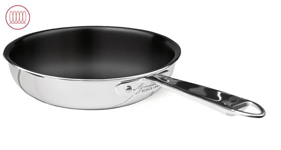 PADELLA SVASATA ALTA ALUM011BK ALUINOX ANTIADERENTE 2PLY | DA CM.20