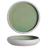 PIATTO FONDO CM.22 SANDY VERDE G/HL100060 STONEWARE