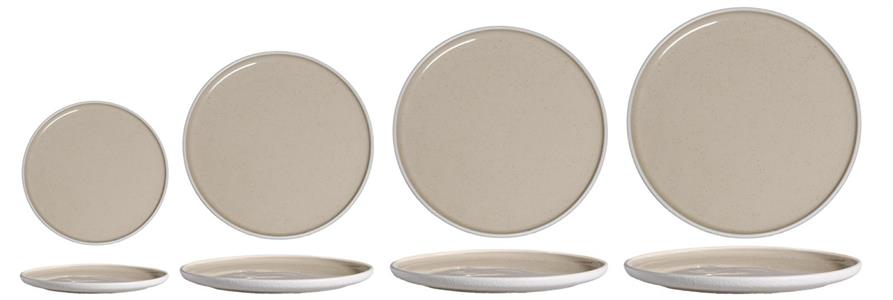 PIATTO PIANO SANDY BEIGE STONEWARE | CM.15,5 - CM.20 - CM.27 - CM.30