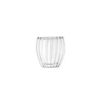 BICCHIERE RIBBED CL.24 44948-10 VETRO BOROSILICATO DOPPIA PARETE