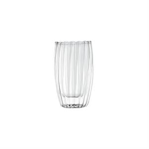 BICCHIERE RIBBED CL.45 44948-12 VETRO BOROSILICATO DOPPIA PARETE