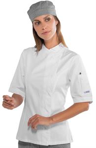 GIACCA LADY SNAPS BIANCA M.CORTA 057738M | DALLA S ALLA XXL