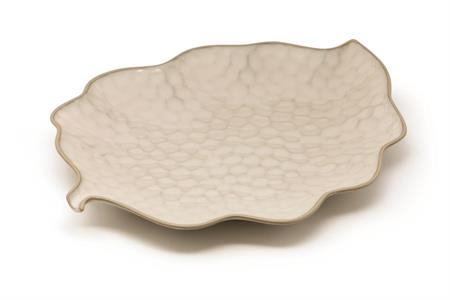 KYPSELI PIATTO FOGLIA BEIGE 34,5X26  LKYP025BG372345