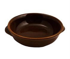 TEGAMINO TONDO MARRONE CM.15 H.5 ST 40152 MPS