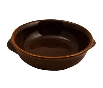 TEGAMINO TONDO MARRONE CM.15 H.5 ST 40152 MPS