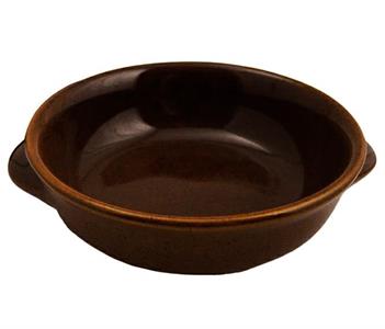 TEGAMINO TONDO MARRONE CM.17 H.5 ST 40172 MPS