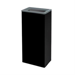 GETTACARTE BOB NERO C.COPERCHIO GRIGIO LT.42 CM.20X30 H.70 MEDIAL