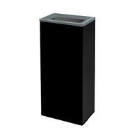 GETTACARTE BOB NERO C.COPERCHIO GRIGIO LT.42 CM.20X30 H.70 MEDIAL