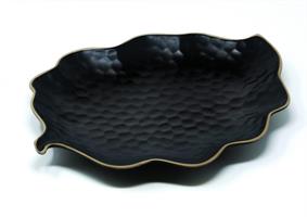 KYPSELI PIATTO FOGLIA NERO  CM.28X21 LKYP025NE372280