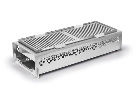 GRIGLIA DA TAVOLO GRILLBOX DUO P85220 CM.66X26,4 H.15 PUJADAS
