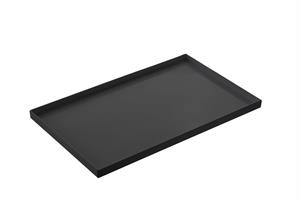 VASSOIO VENEZIA NERO GN.1/1 H.3 BORDO BASSO T8456.Z 53X32,5