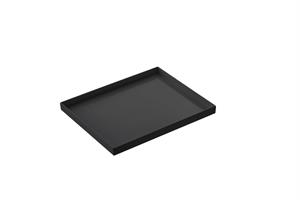 VASSOIO VENEZIA NERO GN.1/2 H.3 BORDO BASSO T8452.Z 32,5X26,5