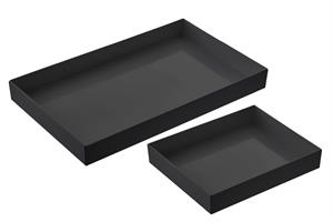 VASSOIO VENEZIA NERO GASTRONORM H.6 BORDO ALTO LEONE DECORAZIONI