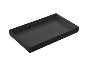 VASSOIO VENEZIA NERO GN.1/1 H.6 BORDO ALTO T8457.Z 53X32,5