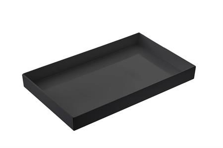 VASSOIO VENEZIA NERO GN.1/1 H.6 BORDO ALTO T8457.Z 53X32,5