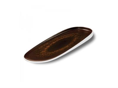 ESTIA VASSOIO ELLITTICO RUGGINE 39X15 LEST019RG371390