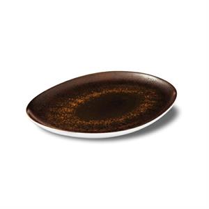 ESTIA VASSOIO OVALE RUGGINE 30X26    LEST019RG360300