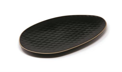KYPSELI VASSOIO OVALE NERO 27,5X16   LKYP025NE360275