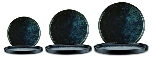 PHOBOS PIATTO PIANO NERO/BLU LPHO019NB00