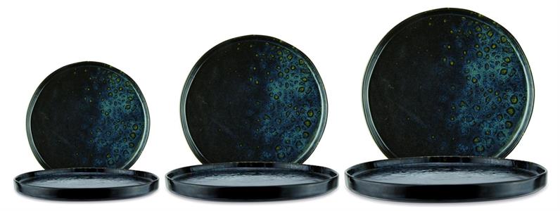 PHOBOS PIATTO PIANO NERO/BLU LPHO019NB00