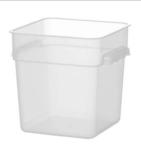 BARATTOLO QUADRO POLIPROPILENE CM.23,5X23,5X23 LT.7,6 870938 HENDI