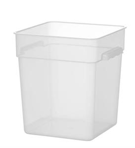 BARATTOLO QUADRO POLIPROPILENE CM.29x29x32 LT.17,2 870952 HENDI