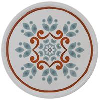 PIATTO PIZZA CM.33 NAPOLI CALLIOPE ROSSO/VERDE Z126 PORC.SATURNIA