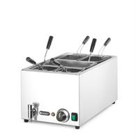 CUOCIPASTA DA BANCO ELETTRICO 240496 CM.60X33X28 CON 5 CESTELLI