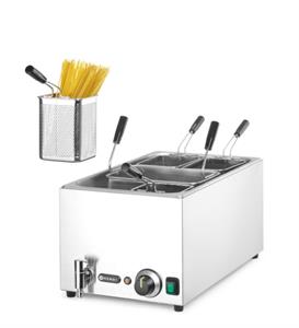 CUOCIPASTA DA BANCO ELETTRICO 240496 CM.60X33X28 CON 5 CESTELLI