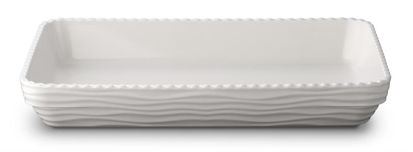 PIROFILA RETTANGOLARE 40X26X5,2   AVORIO 64004 ECOTOP