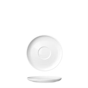 PIATTO CAFFE' CM.12 ORBE SILICE BIACO 176-0228 ALAR PORCELLANA