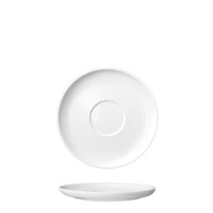 PIATTO CAPPUCCINO CM.15 ORBE SILICE BIANCO 176-0230 ALAR PORCELLANA