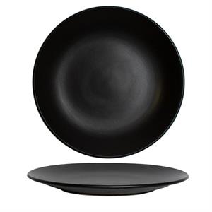 PIATTO PIANO CM.31 GLAM NERO 204-0130 ALAR PORCELLANA