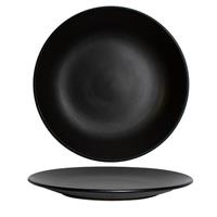 PIATTO PIANO CM.31 GLAM NERO 204-0130 ALAR PORCELLANA